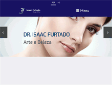 Tablet Screenshot of isaacfurtado.med.br